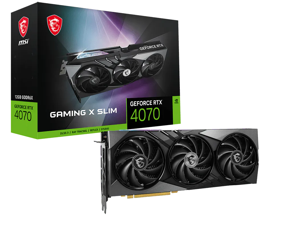 MSI GeForce RTX 4070 GAMING X SLIM 12G